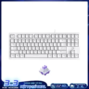 Bàn phím cơ TKL Dareu EK87L V2 White (Dareu Sw)