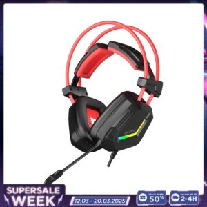 Tai Nghe Gaming Dareu EH733 Flying Wings Headband RGB