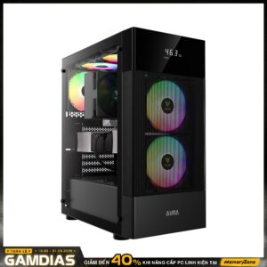 Case máy tính Gamdias AURA GC5 ARGB CAAURAGC5BLGA