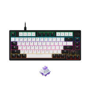 Bàn phím cơ Dareu EK75 White Black PBT Multi Led (Dareu Sw)