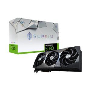 VGA MSI GeForce RTX 5080 SUPRIM SOC 16GB GDDR7