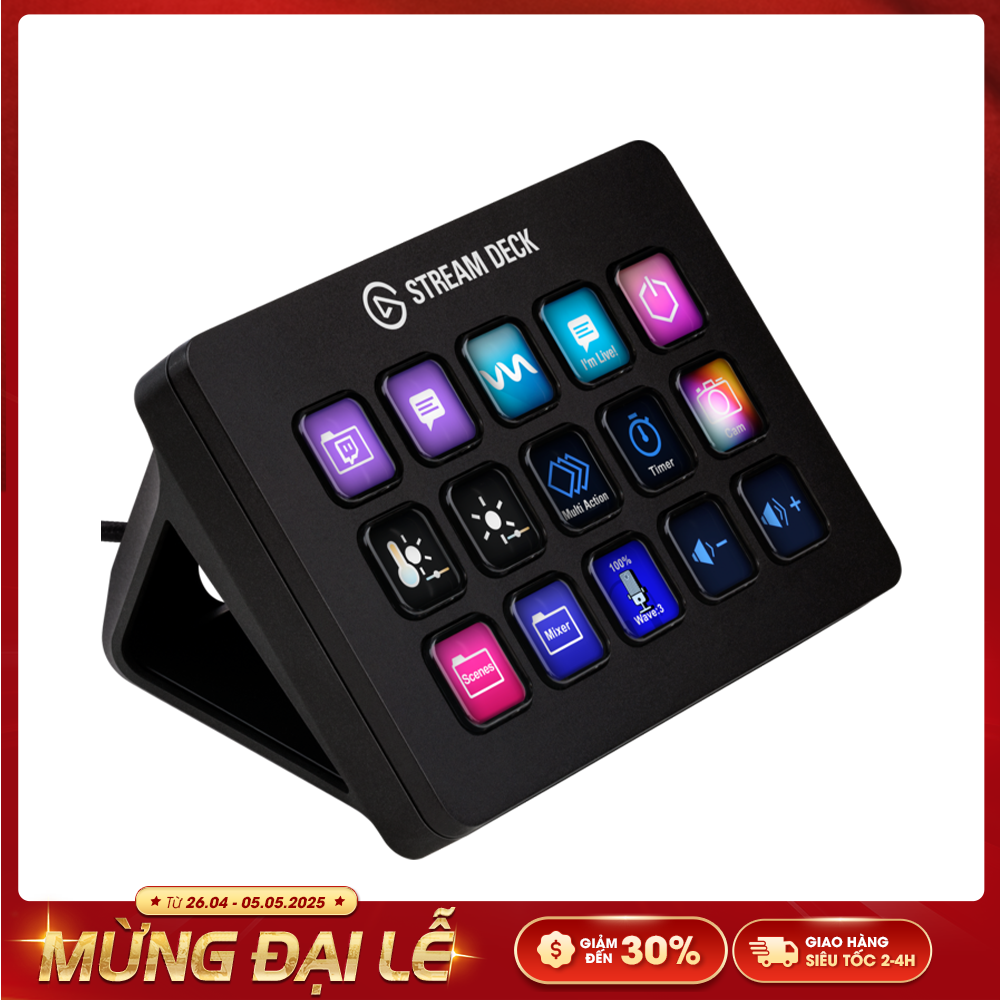 aeimageframe-36880375-1 Thiết bị Stream Elgato Gaming StreamDeck MK.2 15 Phím Lập Trình 10GBA5401 (US Ver)