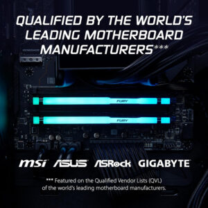 RAM PC Kingston Fury Beast RGB 32GB 6000MHz DDR5 (2x16GB) KF560C36BBE2AK2-32