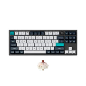 Bàn phím cơ không dây Keychron Q3 Max Carbon Black RGB Knob Hotswap (Gateron Sw)