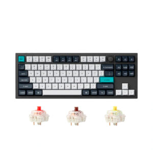 Bàn phím cơ không dây Keychron Q3 Max Carbon Black RGB Knob Hotswap (Gateron Sw)