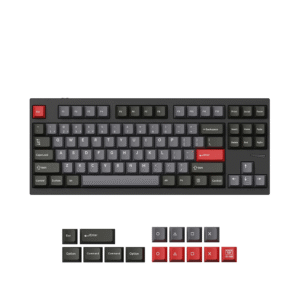 Bàn phím cơ không dây Lemokey L4 Carbon Black RGB Hotswap CNC Aluminum (Keychron Sw)
