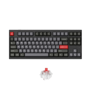 Bàn phím cơ không dây Lemokey L4 Carbon Black RGB Hotswap CNC Aluminum (Keychron Sw)