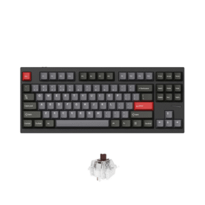 Bàn phím cơ không dây Lemokey L4 Carbon Black RGB Hotswap CNC Aluminum (Keychron Sw)