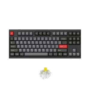 Bàn phím cơ không dây Lemokey L4 Carbon Black RGB Hotswap CNC Aluminum (Keychron Sw)