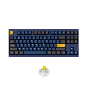 Bàn phím cơ không dây Lemokey L4 Navy Blue RGB Hotswap CNC Aluminum (Keychron Sw)