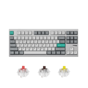 Bàn phím cơ không dây Lemokey L4 Space Silver RGB Hotswap CNC Aluminum (Keychron Sw)