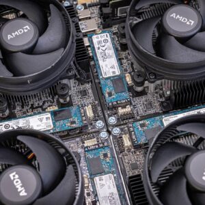 Mini PC ASRock DeskMini X300 ST-AX34650G (Ryzen 5 4650G, Ram DDR4, SSD 500GB, Win 11)