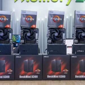 Mini PC ASRock DeskMini X300 ST-AX34650G (Ryzen 5 4650G, Ram DDR4, SSD 500GB, Win 11)