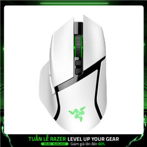 Chuột Gaming không dây Razer Basilisk V3 Pro White Edition RZ01-04620200-R3A1