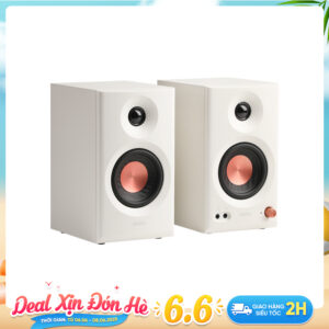 Loa vi tính Edifier MR3 White Bluetooth Hi-Res Audio 18W x2 (RMS)