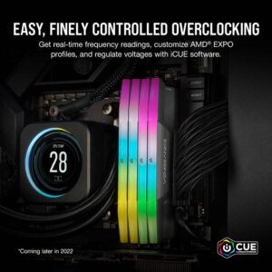 Ram PC Corsair Vengeance RGB 64GB 6000MHz DDR5 (2x32GB) CMH64GX5M2B6000Z40