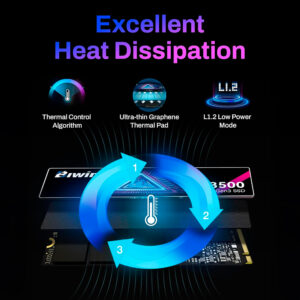 SSD Biwin Black Opal NV3500 512GB PCIe Gen3 x4 NVMe M.2 BNV3500512G-RGX