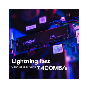 SSD Crucial T500 500GB M.2 PCIe Gen4 x4 NVMe CT500T500SSD8