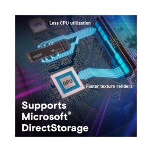 SSD Crucial T500 500GB M.2 PCIe Gen4 x4 NVMe CT500T500SSD8
