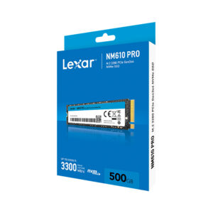 SSD Lexar NM610 PRO 500GB M.2 PCIe Gen3 x4 NVMe LNM610P500G-RNNNG