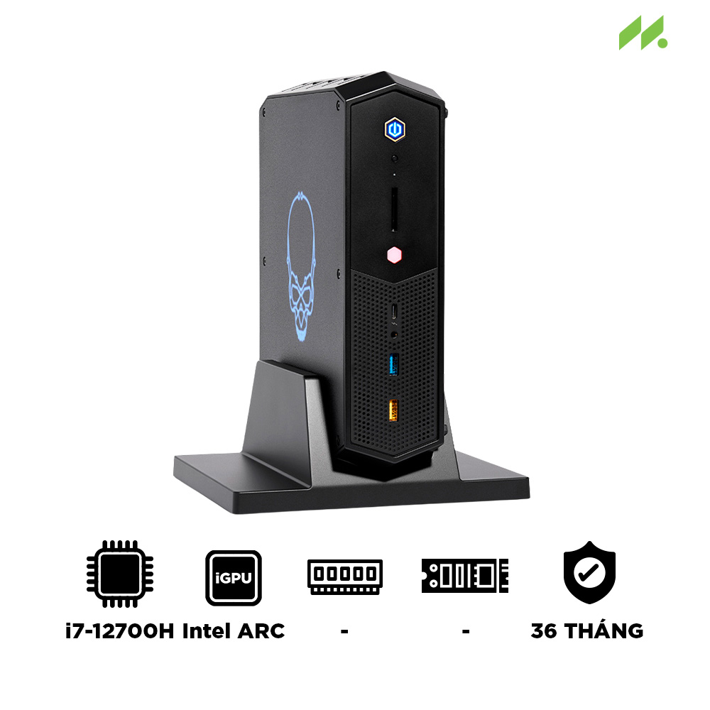 Máy tính Mini PC Asus NUC 12 Enthusiast Kit Serpent Canyon i7-12700H RNUC12SNKI72001