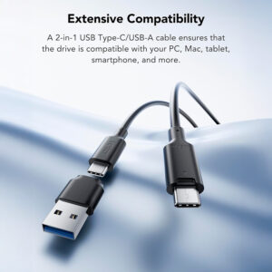 Ổ cứng di động SSD 1TB Lexar Portable ES3 1050MB/s LES3XXX001T-RNSNG