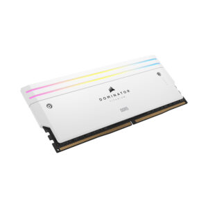 Ram PC Corsair Dominator Titanium White 64GB 6000MHz DDR5 (2x32GB) CMP64GX5M2B6000C30W