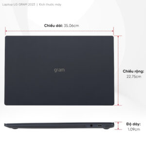 Laptop LG Gram Ultra Slim 15Z90RT-G.AH55A5 (i5 1340P/ 16GB/ 512GB SSD/ 15.6 inch FHD/ Win11/ Blue)