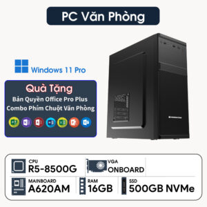 PC ST Văn Phòng R5-8500G Lite ( R5-8500G, AMD Radeon 740M, Ram 16GB DDR5, SSD 500GB, 500W, Win 11)