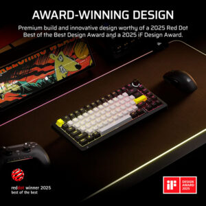 Bàn phím cơ Corsair Makr Pro 75 HE RGB Hotswap SOCD (Corsair MGX Sw)