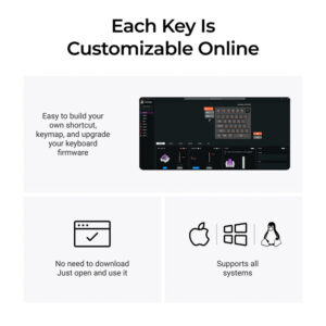 Bàn phím cơ One Handed Keychron Lemokey L0 HE Shine Through RGB Hotswap CNC Aluminum (Magnetic Sw)