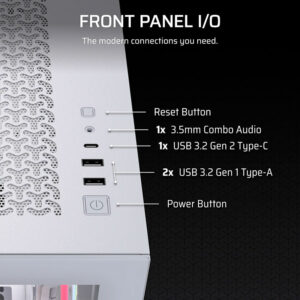 Case máy tính Corsair 3500X LX-R RGB iCUE LINK White CC-9011325-WW