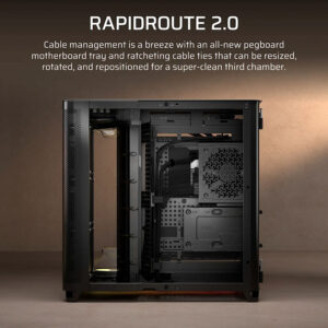 Case máy tính Corsair AIR 5400 RS-R ARGB Triple Chamber Black CC-9011318-WW