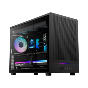 Case máy tính Gamdias ATHENA M4M Black ARGB CAATHEM4MBLGA