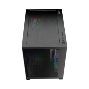 Case máy tính Gamdias AURA GC10M V2 Black ARGB CAAURAGC10MV2BLGA