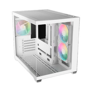 Case máy tính Gamdias AURA GC10M V2 White ARGB CAAURAGC10MV2WHGA