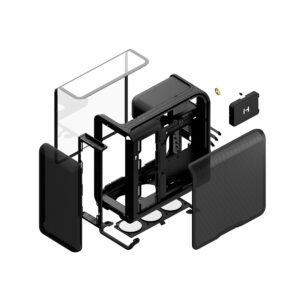 Case máy tính HYTE X50 Tempered Glass Black CS-HYTE-X50G-BB