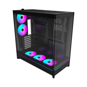 Case máy tính Montech HS02 PRO ARGB Black CAHS02PRBLMT