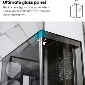 Case máy tính Montech HS02 PRO ARGB Black CAHS02PRBLMT