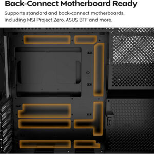 Case máy tính Montech HS02 PRO ARGB Black CAHS02PRBLMT