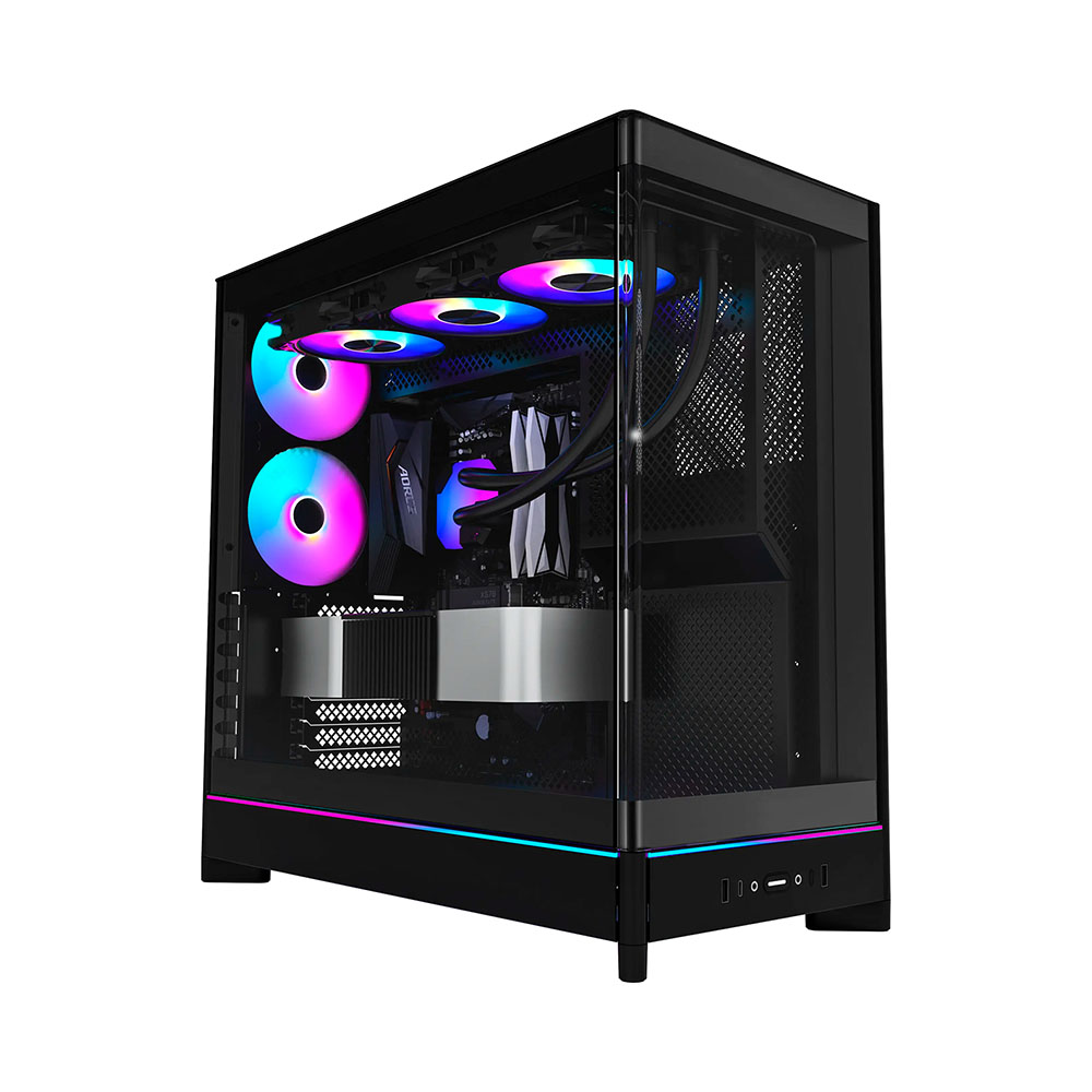 Case máy tính Montech HS02 PRO ARGB Black CAHS02PRBLMT