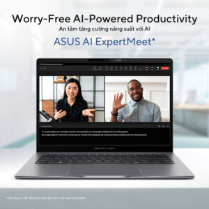Laptop Asus ExpertBook P3 P3405CVA-NZ0027W (i5-13420H, UHD Graphics, RAM 16GB DDR5, SSD 512GB, 14 Inch IPS WQXGA 144Hz 100% sRGB)