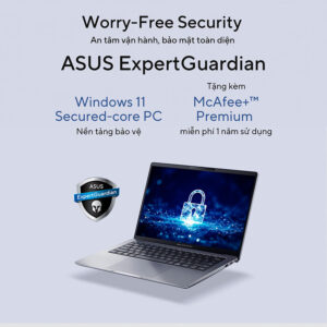 Laptop Asus ExpertBook P3 P3605CVA-PL0042W (i5-13420H, UHD Graphics, RAM 16GB DDR5, SSD 512GB, 16 Inch IPS WQXGA 144Hz 100% sRGB)