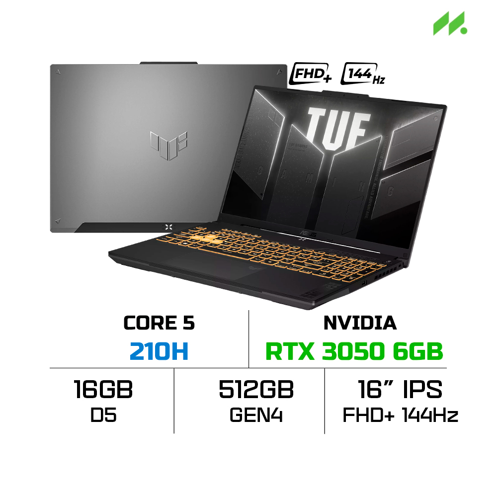 laptop-asus-tuf-gaming-f16-fx607vjb-rl151w-01-1 Laptop ASUS TUF Gaming F16 FX607VJB-RL151W (Core 5 210H, RTX 3050 6GB, Ram 16GB DDR5, SSD 512GB, 16 Inch IPS WUXGA 144Hz)