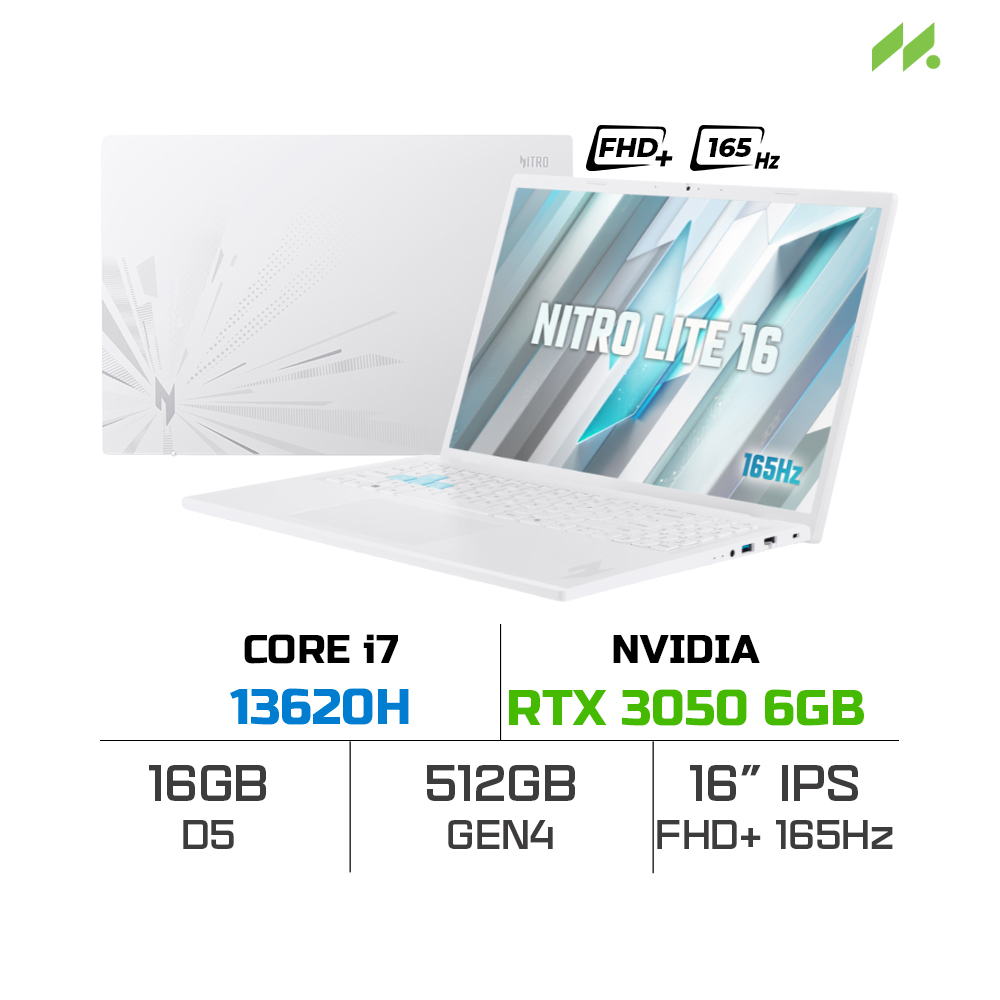 laptop-gaming-acer-nitro-lite-nl16-71g-71uj-nh-d59sv-002-01 Laptop Acer Nitro Lite NL16-71G-71UJ NH.D59SV.002 (i7-13620H, RTX 3050 6GB, Ram 16GB DDR5, SSD 512GB, 16 Inch IPS 165Hz FHD+)