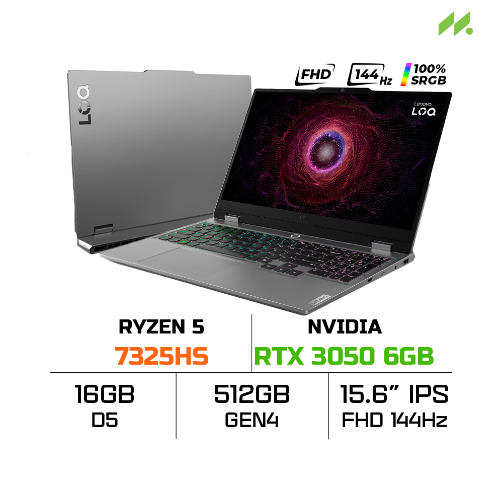laptop-lenovo-loq-15arp9-83jc00lvvn-r5-7325hs-rtx-3050-6gb-ram-16gb-ddr5-ssd-512gb-15-6-inch-ips-fhd-144hz-100-percentage-srgb-1 Laptop Lenovo LOQ 15ARP9 83JC00LVVN (R5-7325HS, RTX 3050 6GB, RAM 16GB DDR5, SSD 512GB, 15.6 Inch IPS FHD 144Hz 100% sRGB)