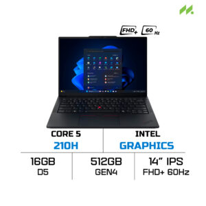 Laptop Lenovo ThinkPad E14 Gen 7 21T9001YVA (Core 5 210H, Intel Graphics, RAM 16GB DDR5, SSD 512GB, 14 Inch IPS WUXGA 60Hz, NoOS)