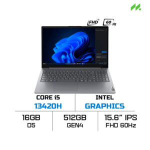 Laptop Lenovo V15 G5 IRL 83HF00BSVA (i5-13420H, Intel Graphics, RAM 16GB DDR5, SSD 512GB, 15.6 Inch IPS FHD 60Hz, NoOS)