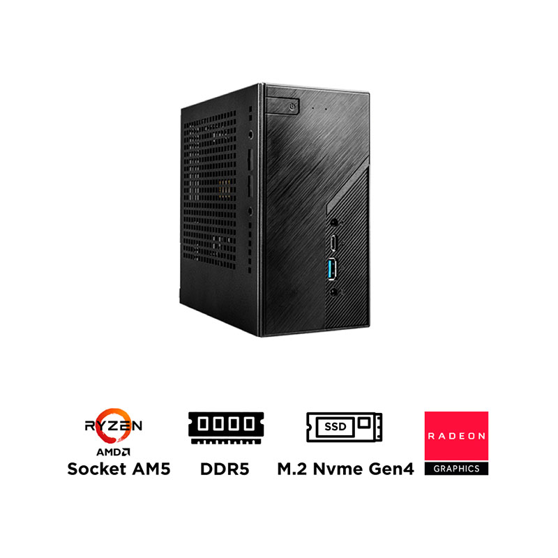 Mini PC ASRock DeskMini X600 /USB4 - DESKMINI-X600/USB4/B/BB/BOX/ASIA