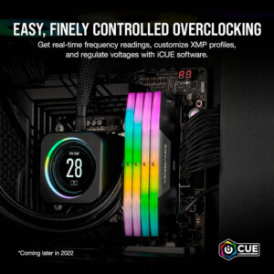 Ram PC Corsair Vengeance RGB 128GB 6400MHz DDR5 (2x64GB) CMH128GX5M2B6400C42